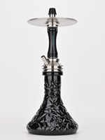 Chicha arabe monotube givrée, design créatif, avec accessoires métalliques de luxe et verre mosaïque, en stock transfrontalier, coffret cadeau complet