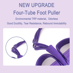 Equipo de Fitness y <span class=keywords><strong>Yoga</strong></span> de 4 Tubos Más Vendido Accesorios de <span class=keywords><strong>Pilates</strong></span> para Ejercicio Asistente de Abdominales con Pedales de Tracción - Product Image 3