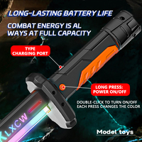 Épée Jouet Sparkblade en Plastique Réaliste avec Fumée et Lumière LED Multicolore, Effet D'étincelle Éblouissant et Fourreau – Cadeau D'Anniversaire Garçon