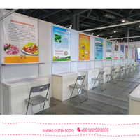Stand d'exposition durable et robuste 3x3, stand modulaire en aluminium, stand de salon professionnel 10x10