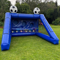 Équipement de jeu interactif : Porte de football gonflable pour des jeux de lancer de football extrêmement amusants