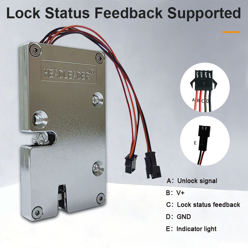 Headleader Ultra-thin Motor Driven Electronic Lock Small Volume Lock For Lockers Cabinets Smart Lock