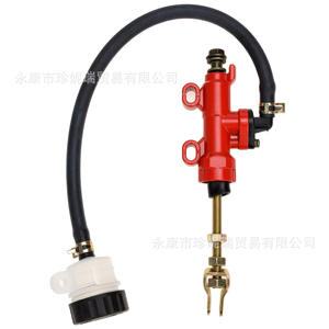 Zhenrui Off-road Motorcycle Rear <b>Brake</b> Master <b>Cylinder</b> 45mm Hole Spacing Red Aluminum Alloy With Oil Cup - Product Image 5