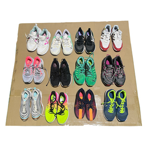 Chaussures de sport respirantes d'occasion pour femmes, style basketball, en gros, de marque originale - Product Image 5