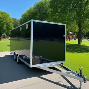 Remorque de luxe en fibre de verre pour la vente de glaces, équipement de cuisine personnalisé pour la restauration, camion de café de haute qualité, remorque de boulangerie mobile pour bonbons et chips - Product Image 4