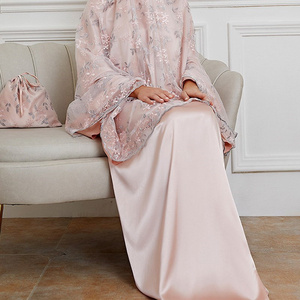 Nouvelle robe de sortie pour Abaya Niqab vêtements islamiques musulmans à manches longues Hijabs Milan henné écharpe Uae marocain avec Khimar Jilbab - Product Image 2