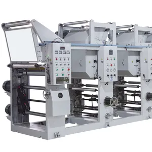 Roto Gravure Plastic Film Printing Machine 4 Color Price Printing Machine Plastic Rotogravure