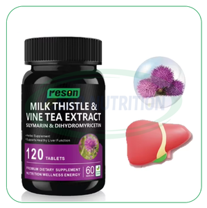 Capsules de chardon-marie pour la détoxification du foie, avec pissenlit et silybum marianum, qualité alimentaire, 60 capsules/flacon, ASAP OEM - Product Image 1