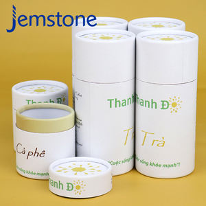Custom Design Recyclable Food Grade Loose Tea <b>Chocolate</b> Capsule Kraft Cardboard Cylinder Packaging Box <b>Protein</b> <b>Powder</b> Paper Tube - Product Image 2