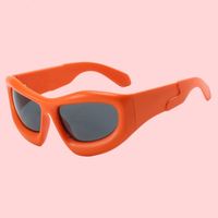 Lunettes de soleil unisexes personnalisées à monture large et verres PC, idéales pour la photographie de rue en extérieur, protection UV400, avec coffret cadeau