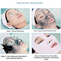 Gel au carbone longue durée pour application uniforme, sans agglomération, absorption profonde des impuretés du visage, élimination des points noirs, soin professionnel de spa