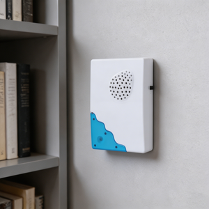 Timbre Inalámbrico LUCKARM Azul con Batería, Timbre de Buena Calidad con 32 Melodías y Luz - Product Image 3