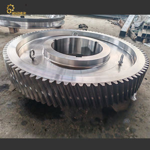 Đúc quay hình khuyên bánh răng lớn Đường kính bánh cho nhà máy Bóng lò xi măng zg40crni2mo - Product Image 5