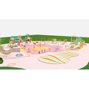 Aire de jeux pour enfants équipement de terrain de jeu préscolaire personnalisé innovant toboggans de <span class=keywords><strong>colline</strong></span> centre de jeux équipement de parc d'attractions - Product Image 3