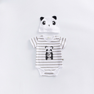 Nueva Llegada: Ropa de Animales para Bebés (Búho, Panda, Tiburón), Gorro de Bambú y Peleles al por Mayor - Product Image 3