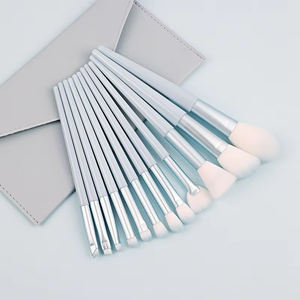 Set de 12 Brochas de Maquillaje de Pelo Sintético para Delineador, Bálsamo Labial, Polvo Suelto, Contorno, <span class=keywords><strong>Sombra</strong></span> de Ojos, Colorete y Corrector - Herramientas de Belleza - Product Image 4