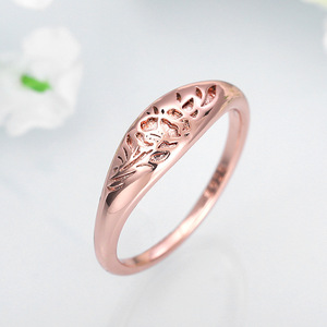 Anello alla moda con motivi minimalisti, elegante gioiello da donna, regalo per le vacanze - Product Image 2