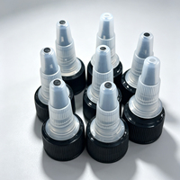 Bouchon à vis en plastique 24/410 à embout long et pointu pour flacon de lotion, colle ou liquide