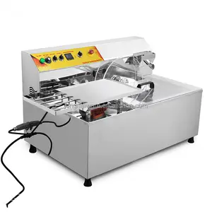 Yeni endüstriyel sürekli tekerlek çikolata tavlama makinesi ekipman çikolata eritme makinesi
