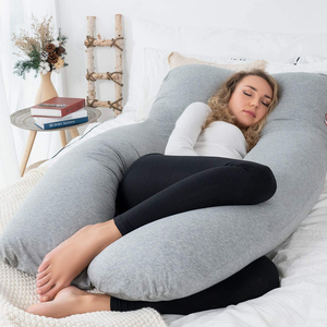 Cojín de apoyo de cuerpo completo para mujeres embarazadas, cojín de maternidad en forma de U - Product Image 1