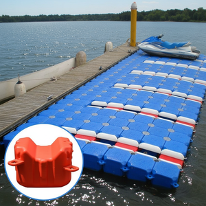 Gzzh bền HDPE Modular nhựa nổi <span class=keywords><strong>Dock</strong></span> cho thuyền và máy bay phản lực trượt tuyết sử dụng bến du thuyền Drive-on phao - Product Image 5