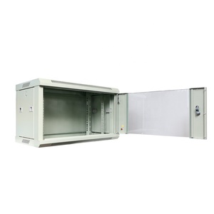 Rack de servidor de acero LE 6U blanco, montado en pared, con cerradura, tamaño personalizado, gabinetes de 19 pulgadas, para centros de datos, aplicaciones informáticas en exteriores. - Product Image 2