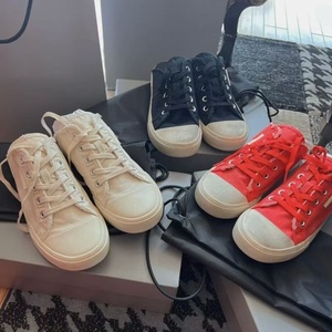 Popular Luxurious Design Shoes Fashionable Trend Walking <b>Canvas</b> Shoes Man And Woman Classic Vintage Breathable Blue Scuffed Shoe - Product Image 5