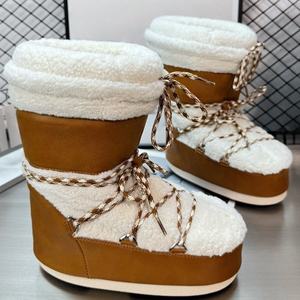 Bottes d'hiver pour femmes, nouvelle collection, design élégant, durable, confortable, essentiel pour l'hiver, bottes de neige pour femmes, chaussures de neige d'hiver - Product Image 1