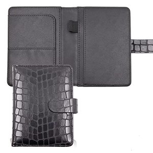 Funda de piel auténtica de cocodrilo para hombre, delgada, con bloqueo RFID, para pasaporte y billetera. - Product Image 1