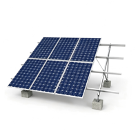 Supports de montage photovoltaïques solaires en aluminium-magnésium galvanisé à chaud, type C, pour terrains ouverts, durée de vie de 20 à 25 ans