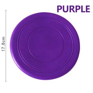 Köpek uçan disk özel Logo silikon nihai Mini plastik spor köpek oyuncaklar TPR Pet Bite oyuncaklar - Product Image 6