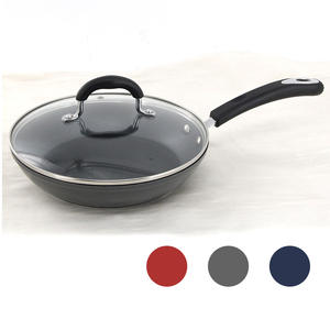 Sartén antiadherente de varios colores de 9,45 pulgadas, juego de utensilios de cocina de aluminio, Apto para lavavajillas - Product Image 2