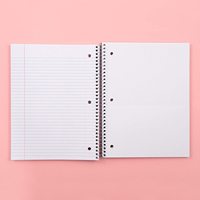 Carnet à spirales personnalisé B4, pour le bureau, pour écrire des notes, des journaux, des livres simples avec poche