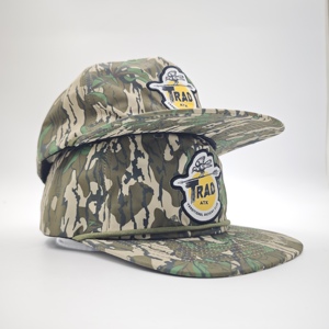 Gorra de Béisbol Richardson 256 de Alta Calidad, 5 Paneles, Camuflaje, Bordado 3D, Estilo Trucker con Cuerda, Apta para Negocios - Product Image 2