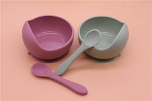 Saladier créatif mignon enfants vaisselle <span class=keywords><strong>assiette</strong></span> à <span class=keywords><strong>Dessert</strong></span> grand ménage riz nouilles soupe bol en silicone - Product Image 6