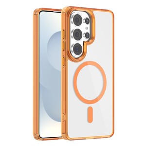Funda Magnética Transparente de Alta Calidad para Teléfono Móvil <span class=keywords><strong>Samsung</strong></span> S26 Ultra S25 S24 <span class=keywords><strong>A35</strong></span> A37 A55, Carcasa Trasera Suave Transparente a Prueba de Golpes - Product Image 1
