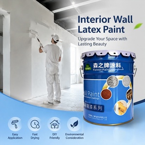 Pittura Acrilica Inodore all'Ingrosso per <span class=keywords><strong>Pareti</strong></span>, <span class=keywords><strong>Colore</strong></span> <span class=keywords><strong>Casa</strong></span> Elegante, Facile da Pulire, Antimuffa, Applicazione a Pennello, Spray o Raschietto - Product Image 1