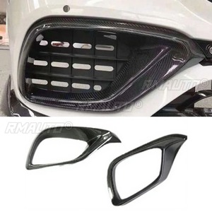 กรอบตกแต่งช่องลมคาร์บอนไฟเบอร์แท้สำหรับรถยนต์ W213 อุปกรณ์เสริมสำหรับ Benz E-Class W213 E63 AMG ฝาครอบกันชน - Product Image 2