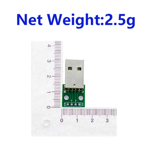 Adaptador de Conexión Directa USB Macho a Enchufe Directo OKY3447-2 DIP 2.54mm 4p - Product Image 6