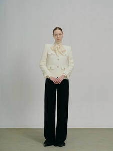 Hot Selling Elegant High Fashion Minimalist Style Lilian <b>Tweed</b> <b>Jacket</b> for <b>Women</b> New Trending Breathable Printed Suit <b>Jacket</b> - Product Image 3