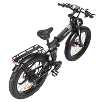 Bicicleta eléctrica plegable de 1000 vatios, bicicleta eléctrica gruesa, bicicleta eléctrica de montaña plegable, bicicleta eléctrica Eu Elektro Ridstar, MTB, suspensión completa, 26 pulgadas, 4,0
