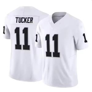 Maillot de football américain personnalisé sublimé numériquement Jeunes garçons rouge respirant Plus Size Mesh manches courtes - Product Image 4