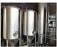 Cuve de Fermentation de Bière Hermann 2000L à Double Enveloppe, Certifiée CE/PED, Récipient Sous Pression Haute Performance pour Ligne de Brasserie Artisanale et Traitement de l'Alcool