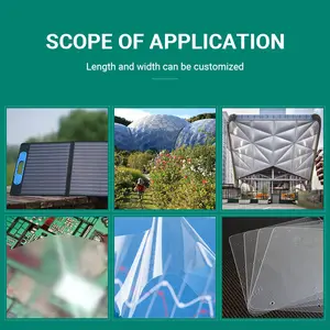 Hot Sale Fireproof 25 Microns Tensile Membrane 0.025mm Thickness Etfe Solar Module Packaging Film