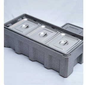 Boîtes isothermes personnalisées DFS01 en EPP pour la chaîne du froid, pour le transport et le stockage d'aliments congelés. - Product Image 5