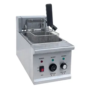 Automatic basket lift type tabletop electric chips fryer