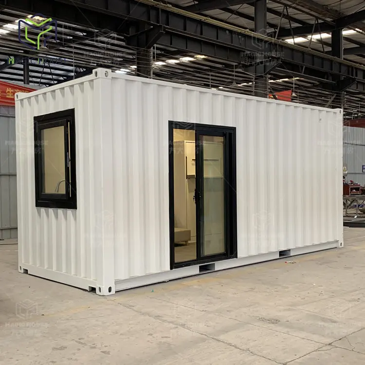 Asequible Container Living 20HQ Home para personalización Florida Ventanas resistentes a impactos en venta