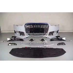 Systèmes de carrosserie automobile pour <span class=keywords><strong>Audi</strong></span> <span class=keywords><strong>A6</strong></span> C7 C7.5 2012-2015, mise à niveau du modèle RS6 avec grilles de pare-chocs avant - Product Image 4