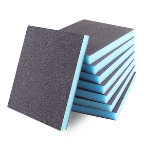 Resistente blocco di sabbia a doppia faccia in <span class=keywords><strong>legno</strong></span> rosso testurizzato in ossido di alluminio abrasivo pellicola quadrata per la rimozione della ruggine in metallo lucidatura del <span class=keywords><strong>legno</strong></span> - Product Image 1