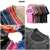Camisetas Térmicas de Invierno para Hombre, 100% Algodón, de Alta Calidad, Estilo Vintage, Talla Grande, Lisas, Anti-Pilling, Transpirables, 230g